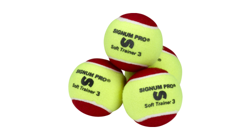 Signum pro Soft Trainer 3, Methodikball 75% druckreduziert, gelb/rot , VPE 12 Stck.