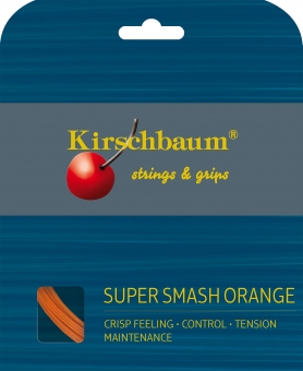 2016-kb-supersmashorange-set Kirschbaum Super Smash Orange Saitenset 12m
