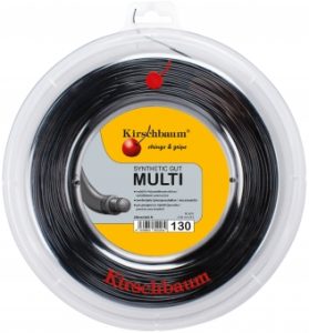 Kirschbaum Synthetic Gut Multi 130 schwarz Saitenrolle 200m