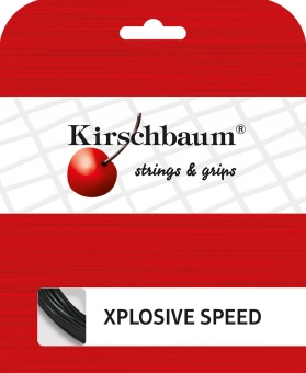 Kirschbaum Xplosive Speed Schwarz Saitenset 12m